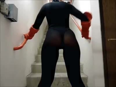 Street Fighter Animated Spanking Cosplay