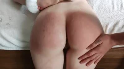 Looks like hubby has to remind her who is the boss of the house.