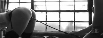 The Riding Crop on her pussy
