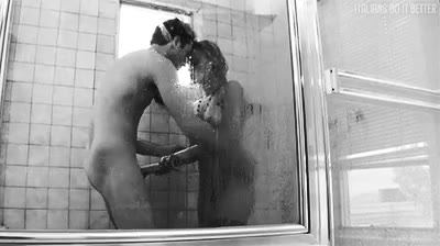 spanked in the shower